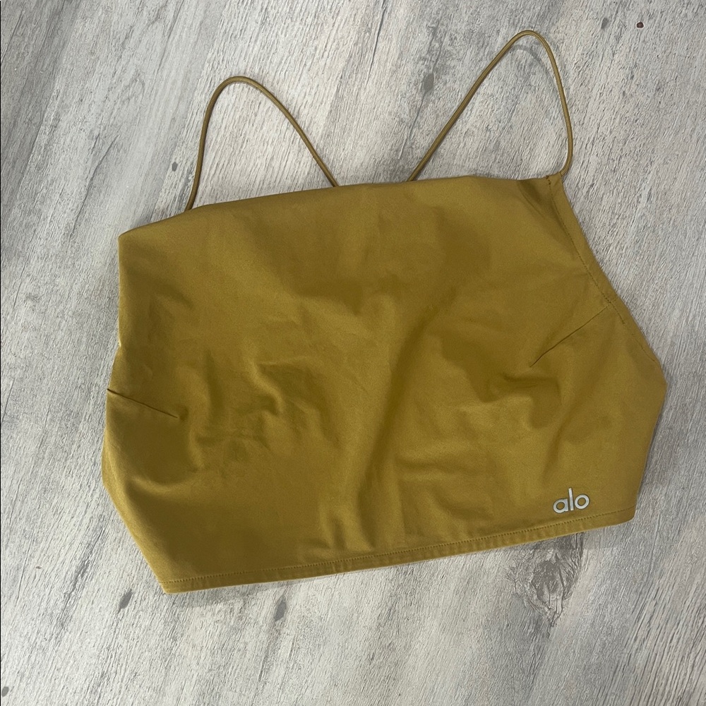 Alo yoga chartreuse Crop Top